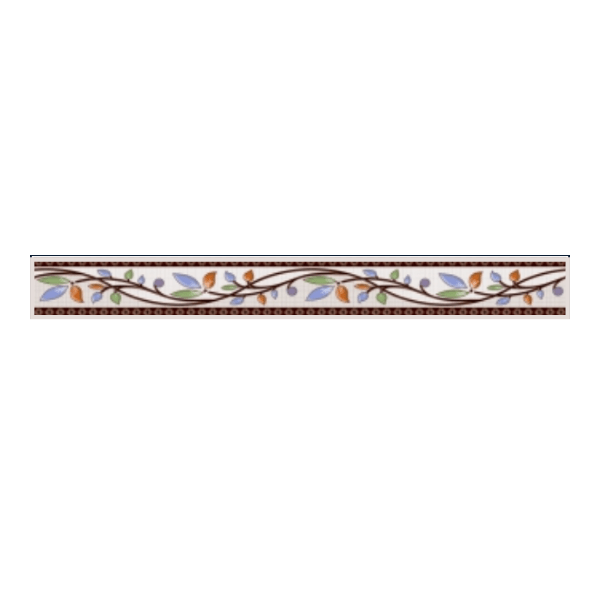 Drashti Ceramic - Digital Border Tiles - 600 x 75 mm - 730