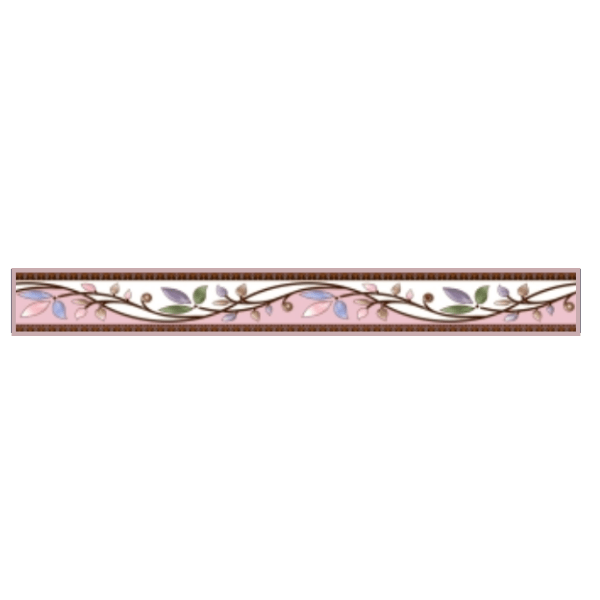 Drashti Ceramic - Digital Border Tiles - 600 x 75 mm - 732