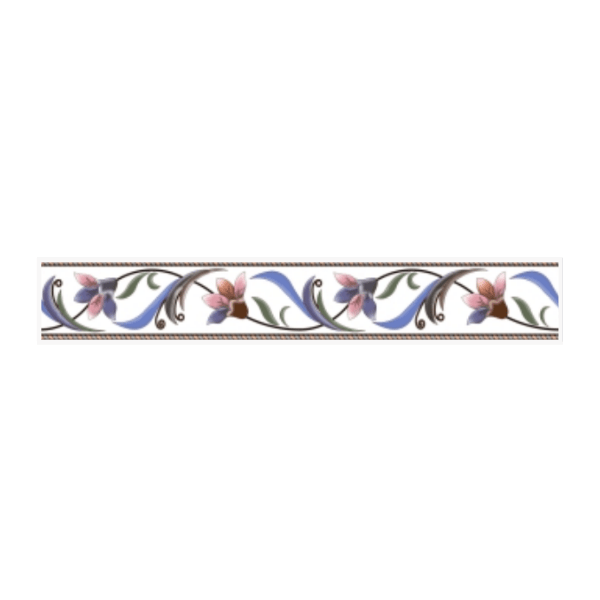 Drashti Ceramic - Digital Border Tiles - 600 x 100 mm - 805