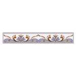 Drashti Ceramic - Digital Border Tiles - 600 x 100 mm - 809