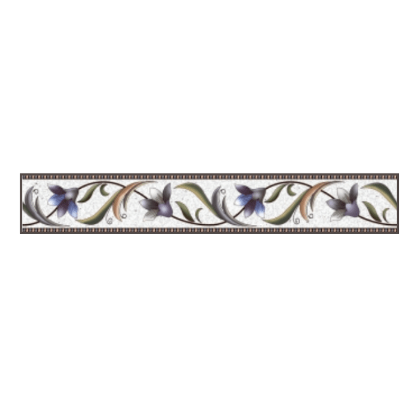 Drashti Ceramic - Digital Border Tiles - 600 x 100 mm - 817