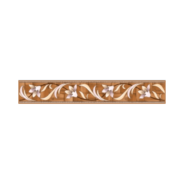 Drashti Ceramic - Digital Border Tiles - 600 x 100 mm - 818
