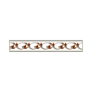 Drashti Ceramic - Ordinary Border Tiles - 600 x 100 mm - 825