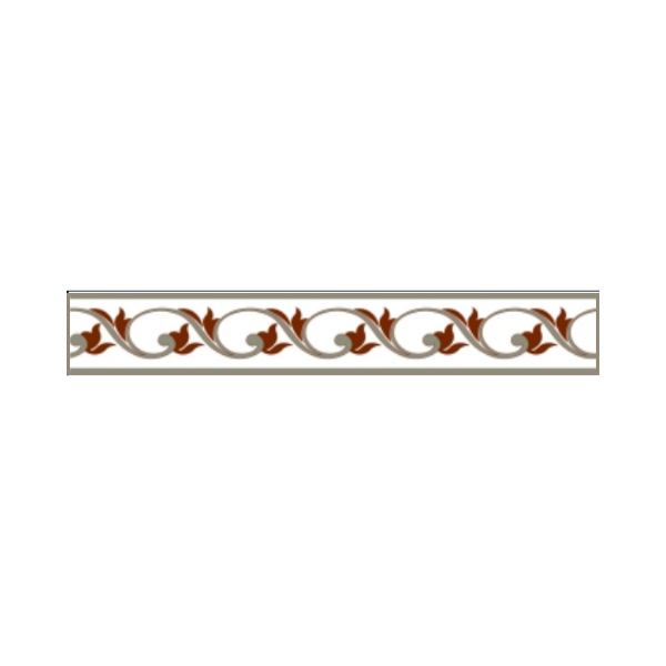 Drashti Ceramic - Ordinary Border Tiles - 600 x 100 mm - 825