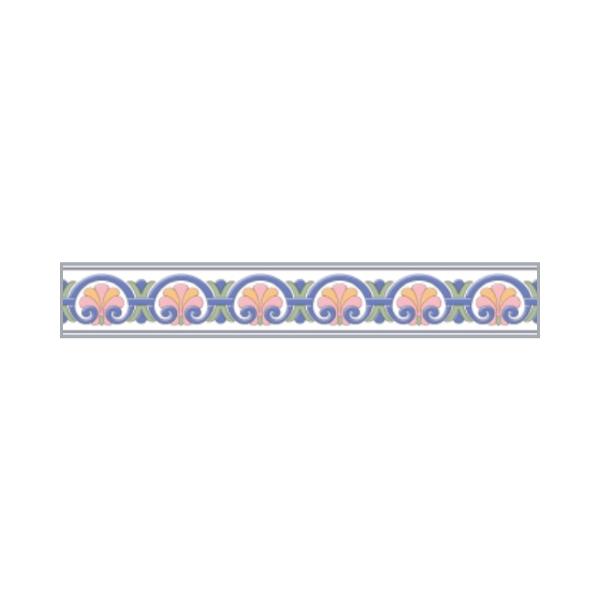 Drashti Ceramic - Digital Border Tiles - 600 x 100 mm - 827