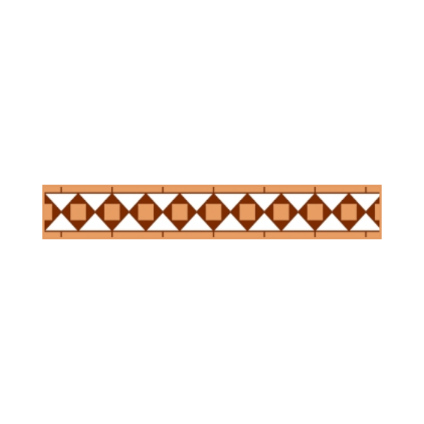 Drashti Ceramic - Ordinary Border Tiles - 600 x 100 mm - 830