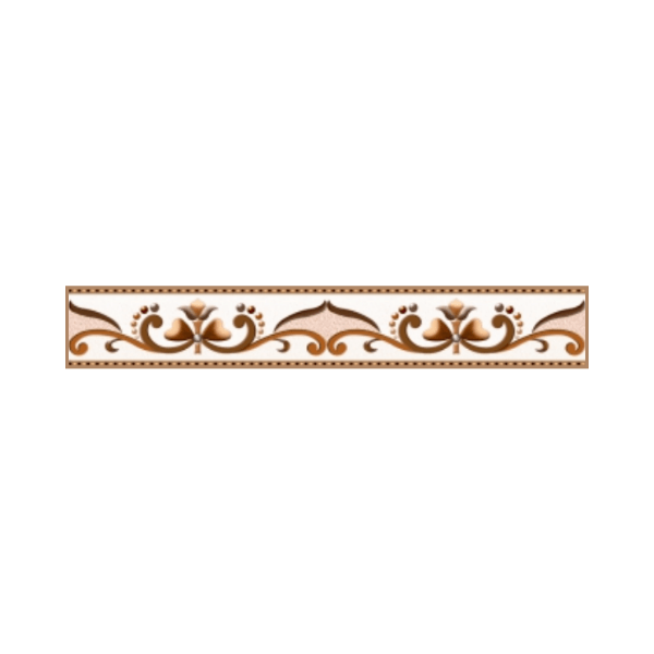 Drashti Ceramic - Digital Border Tiles - 600 x 100 mm - 835