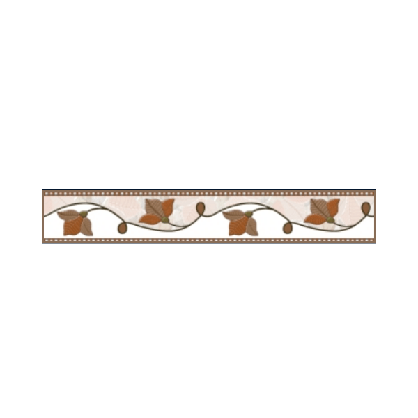 Drashti Ceramic - Digital Border Tiles - 600 x 100 mm - 837