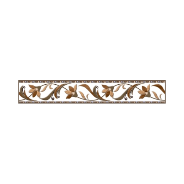Drashti Ceramic - Digital Border Tiles - 600 x 100 mm - 839