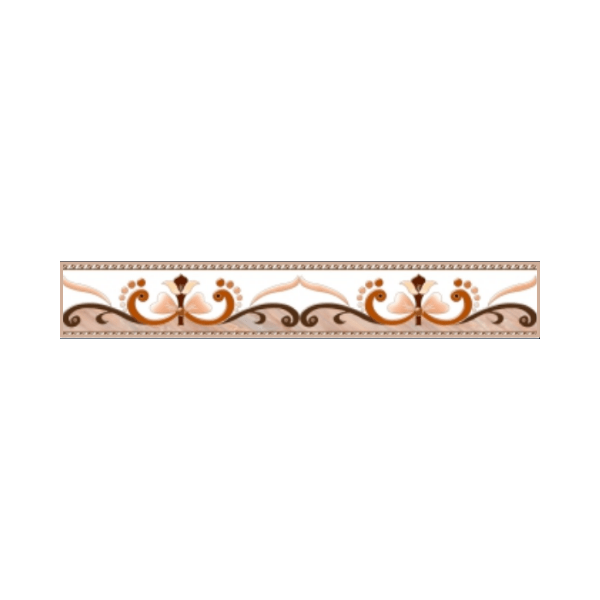 Drashti Ceramic - Digital Border Tiles - 600 x 100 mm - 841