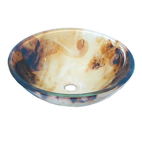 BELL - Glass Bowl - Painted Sandwich Bowl - 8415