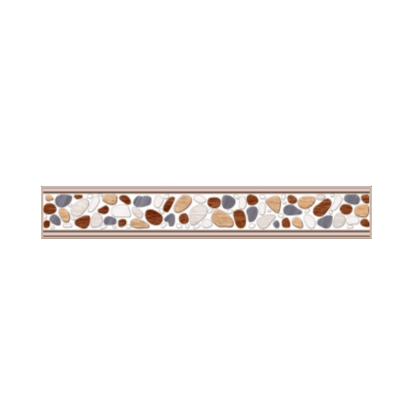 Drashti Ceramic - Digital Border Tiles - 600 x 100 mm - 843