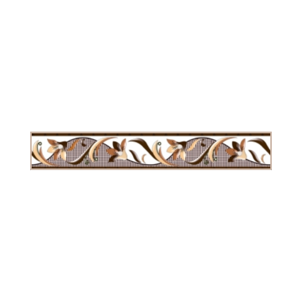 Drashti Ceramic - Digital Border Tiles - 600 x 100 mm - 844