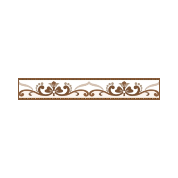Drashti Ceramic - Digital Border Tiles - 600 x 100 mm - 846
