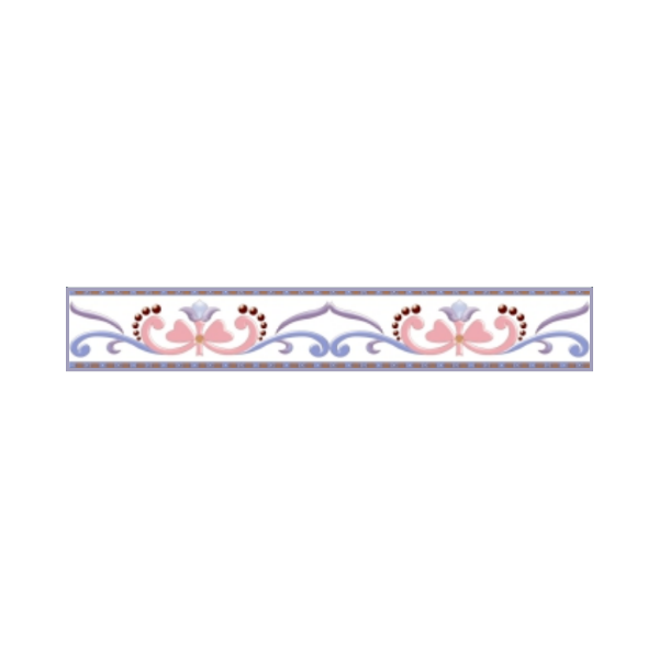 Drashti Ceramic - Digital Border Tiles - 600 x 100 mm - 847