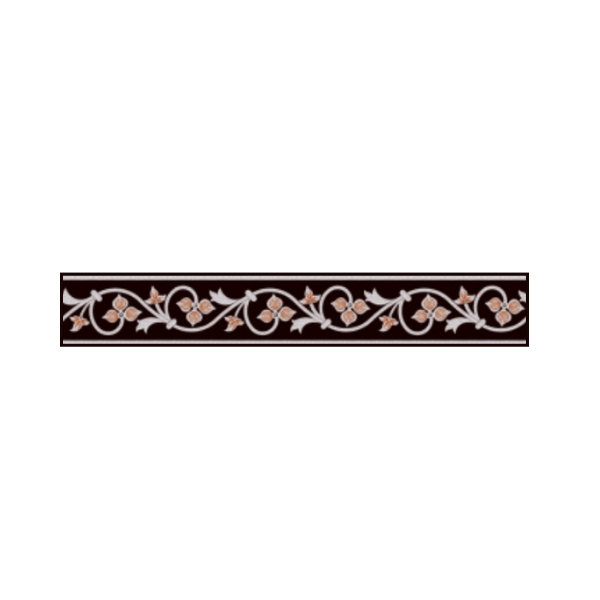 Drashti Ceramic - Digital Border Tiles - 600 x 100 mm - 853