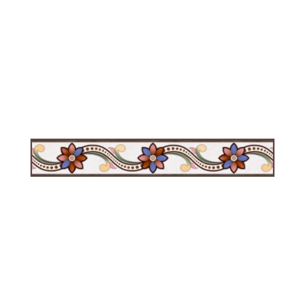 Drashti Ceramic - Digital Border Tiles - 600 x 100 mm - 855