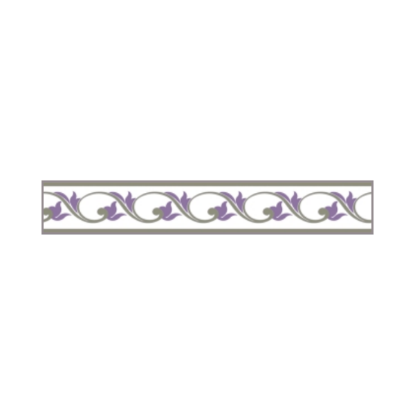 Drashti Ceramic - Digital Border Tiles - 600 x 100 mm - 858