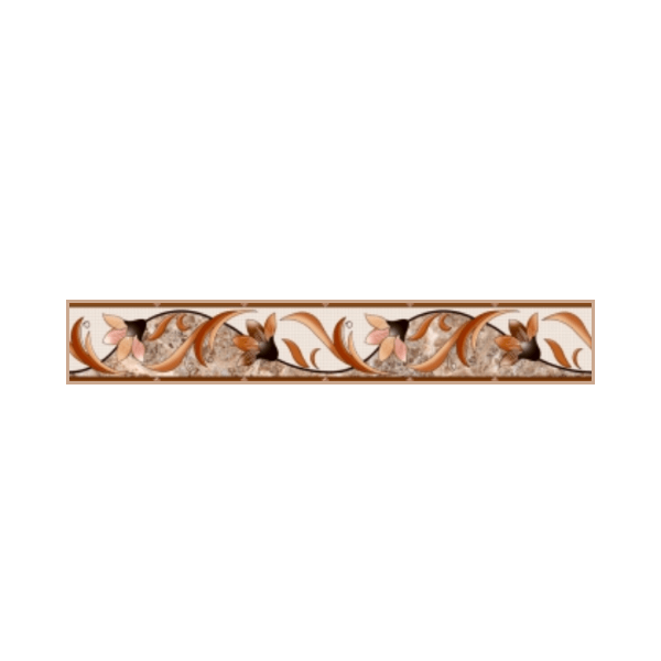 Drashti Ceramic - Digital Border Tiles - 600 x 100 mm - 861