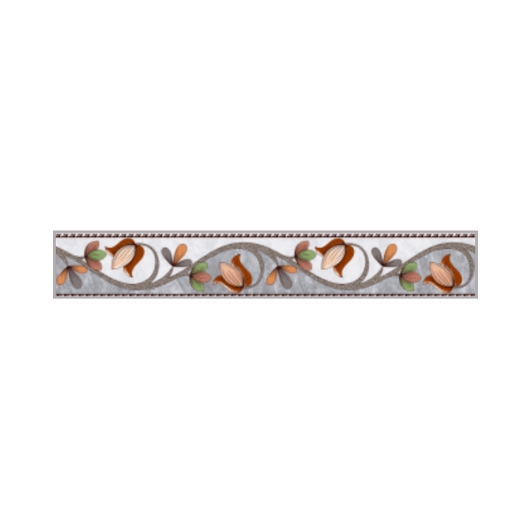 Drashti Ceramic - Digital Border Tiles - 600 x 100 mm - 862