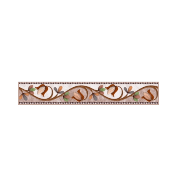 Drashti Ceramic - Digital Border Tiles - 600 x 100 mm - 863