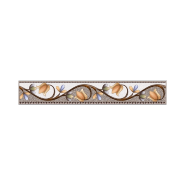 Drashti Ceramic - Digital Border Tiles - 600 x 100 mm - 872