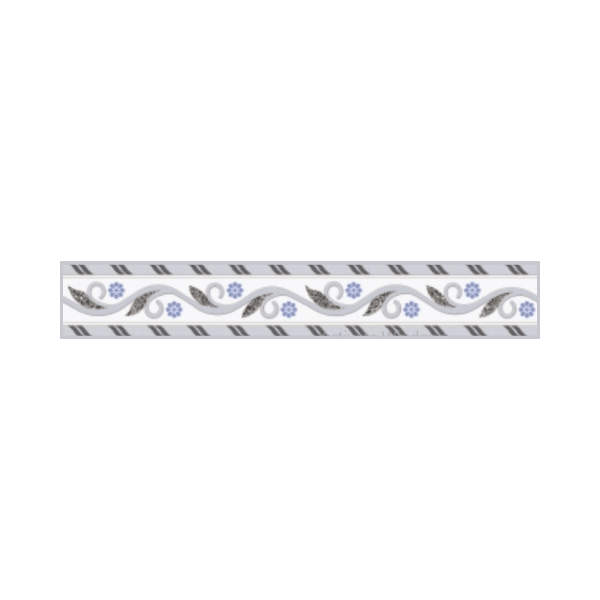Drashti Ceramic - Digital Border Tiles - 600 x 100 mm - 875