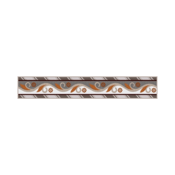 Drashti Ceramic - Digital Border Tiles - 600 x 100 mm - 877