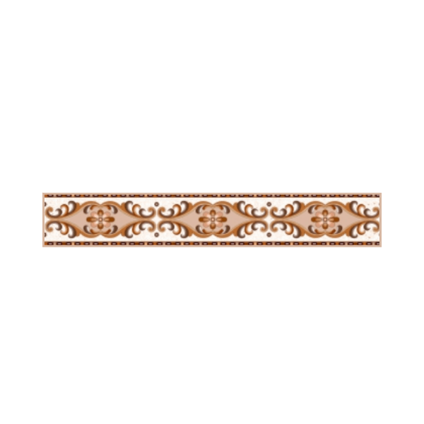 Drashti Ceramic - Digital Border Tiles - 600 x 100 mm - 879
