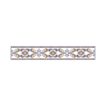 Drashti Ceramic - Digital Border Tiles - 600 x 100 mm - 881