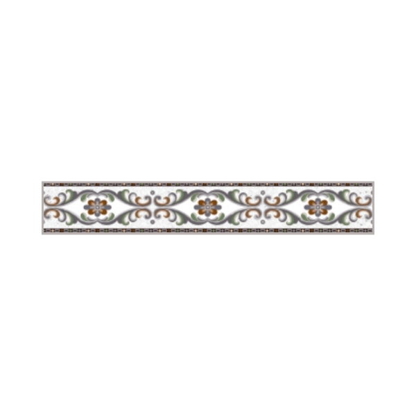 Drashti Ceramic - Digital Border Tiles - 600 x 100 mm - 882