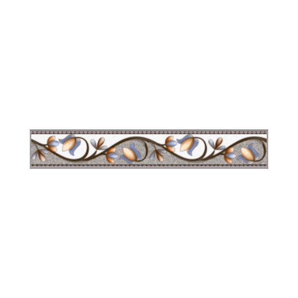 Drashti Ceramic - Digital Border Tiles - 600 x 100 mm - 883