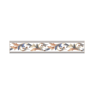 Drashti Ceramic - Digital Border Tiles - 600 x 100 mm - 887