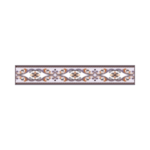 Drashti Ceramic - Digital Border Tiles - 600 x 100 mm - 888