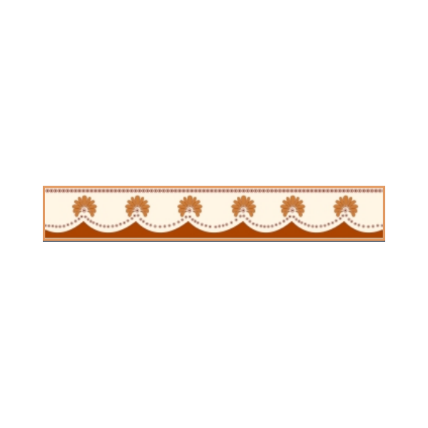 Drashti Ceramic - Ordinary Border Tiles - 600 x 100 mm - 889