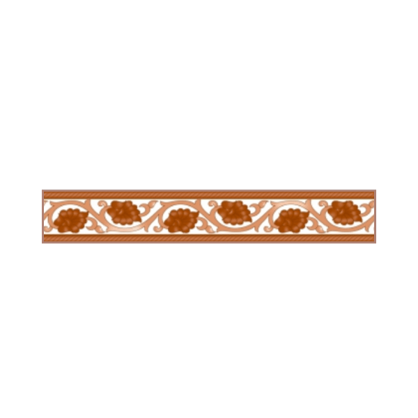 Drashti Ceramic - Ordinary Border Tiles - 600 x 100 mm - 891