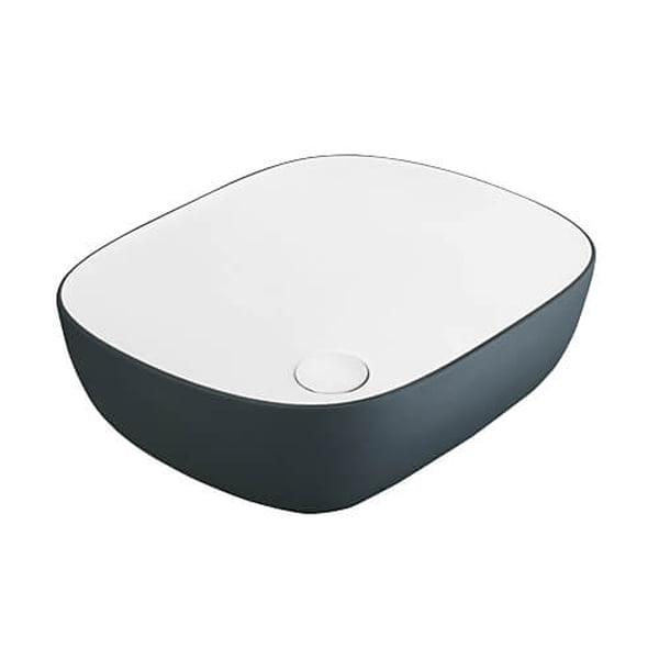 BELL ART Basin - Matt White & Dark Grey - A419-CGRW-M