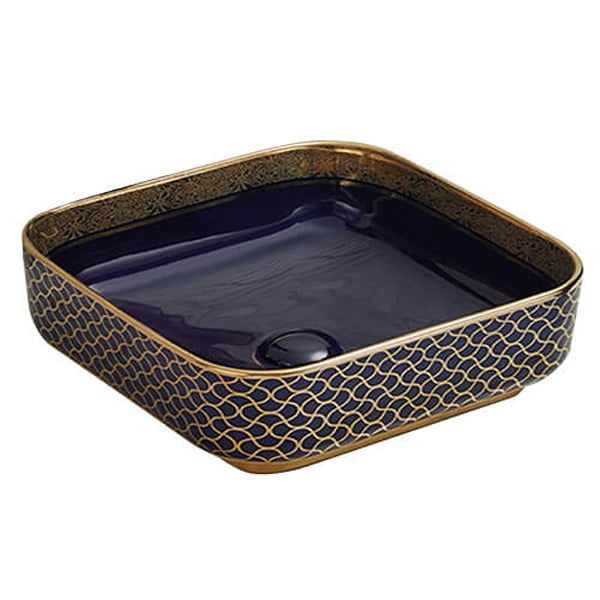 BELL - Decorated Art Basin - A423 - K44LG - BK