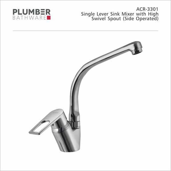 Plumber - Archer Series - Single Lever Sink Mixer Side Mounted - ACR-3301