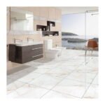 NARMADA - Vitrified Tiles - Glossy - Alabaster Sky - 600 x 600 mm - Image 2