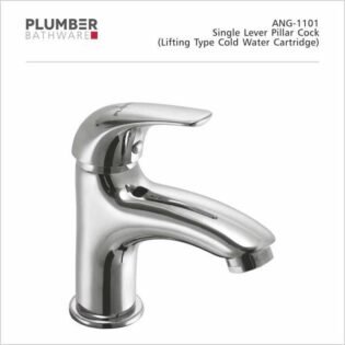 Plumber - Angle Series - Single Lever Pillar Cock - ANG-1101