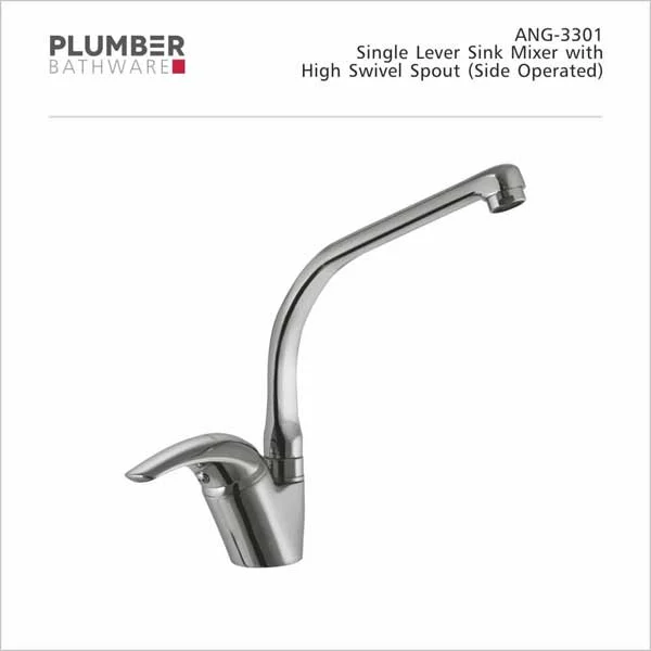 ANG-3301 Plumber - Angle Series - Single Lever Sink Mixer Side Operated - ANG-3301