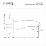 Plumber - Angel Series - Wall Spout - ANG 4105 - Image 2