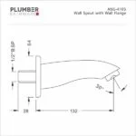 Plumber - Angel Series - Wall Spout - ANG 4105 - Image 2