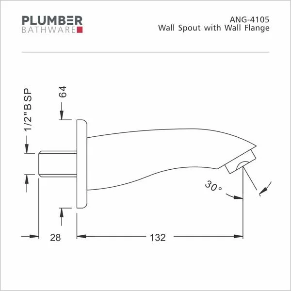 Plumber - Angel Series - Wall Spout - ANG 4105 - Image 2