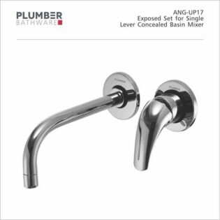 Plumber - Angle Series - Exposed Set for Single Lever Mixer - ANG-UP17