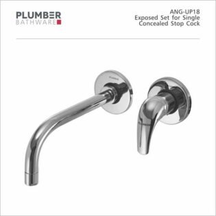 Plumber - Angle Series - Exposed Set for Single Stop Cock - ANG-UP18