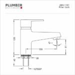 Plumber - Aura Series - Pillar Cock - ARA 1101 - Image 2