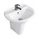 BELL - Half Pedestal Basin - AVTAAR - WB614PD671