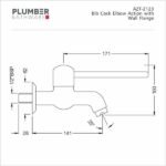 Plumber - Aztec Series - Bib Cock Elbow Action - AZT 2123 - Image 2